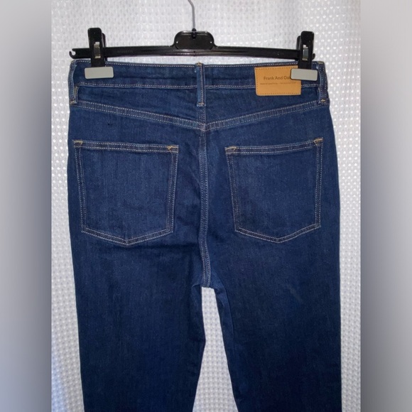 Women’s FRANK&OAK KIM Slim fit dark blue wash Jeans size 28 - Picture 13 of 16